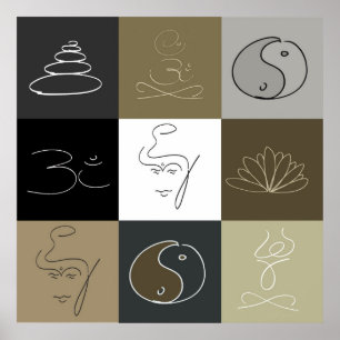 Tranquillity collage poster