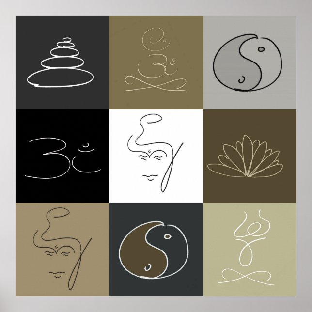 Tranquillity collage poster (Front)