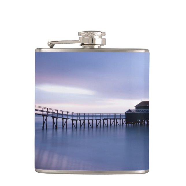Tranquillity Hip Flask (Front)