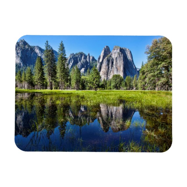 Tranquillity In Yosemite Magnet (Horizontal)