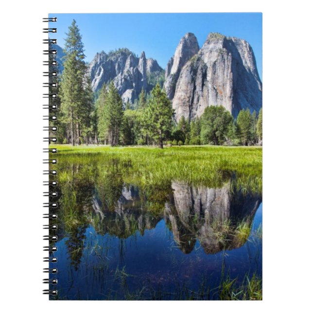 Tranquillity In Yosemite Notebook (Front)