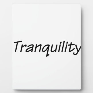 tranquillity plaque