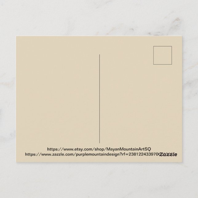 Tranquillity Postcard (Back)