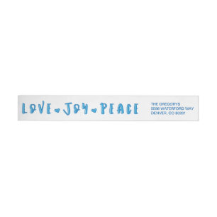 Tranquillity Wrap Around Label