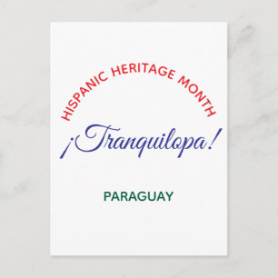 Tranquilopa! Paraguay  Postcard