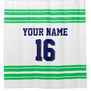 TRANS 2X Emerald Green Stripes navy text