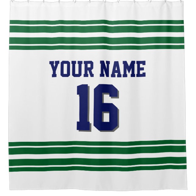 TRANS 2X Forest Green Stripes navy text (Front)