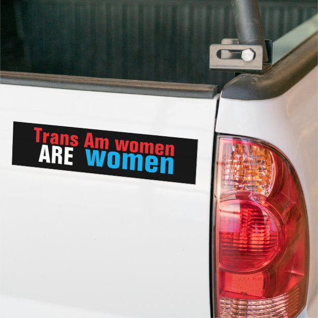 Trans Am Women Bumper Sticker (On Truck)