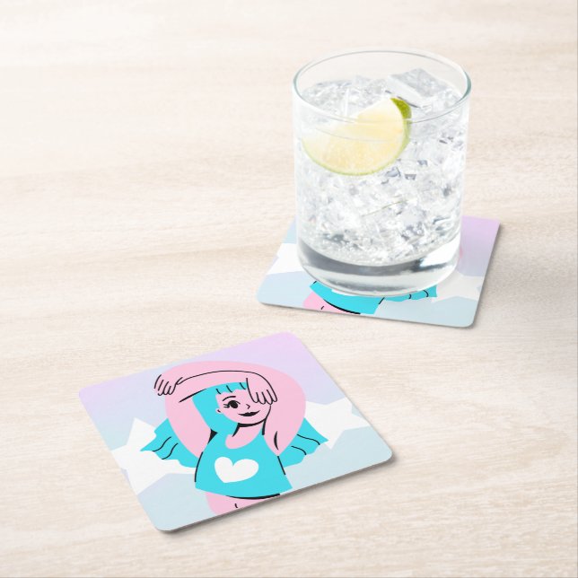 trans art on paper coaster (Insitu)