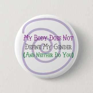Trans Badge 2 Inch Round Button
