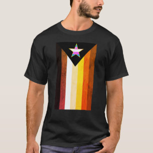 Trans Bear Pride Flag Star T-Shirt