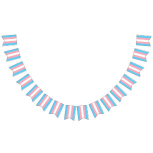 Trans Bunting Flag