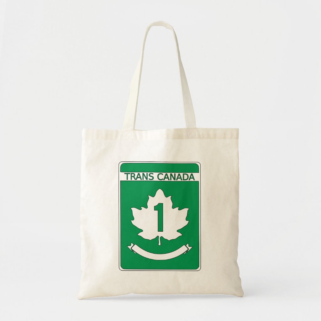 Trans Canada Highway Shopping Tote Bag