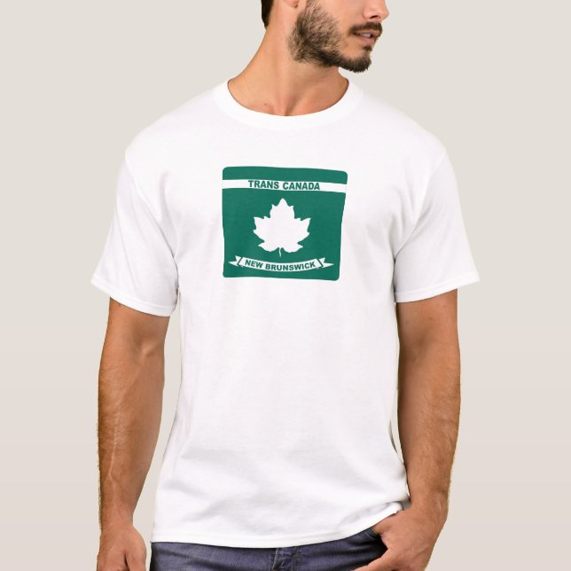 Trans Canada Highway T-Shirt - New Brunswick (Front)
