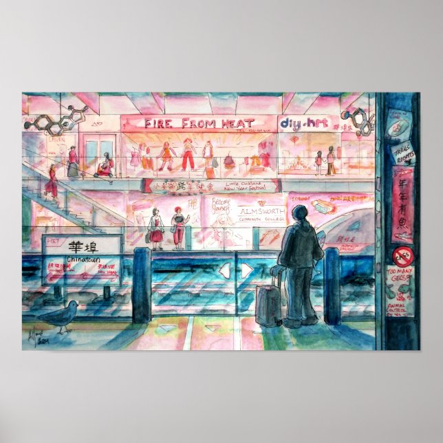 Trans City - Subway Station Poster (Front)