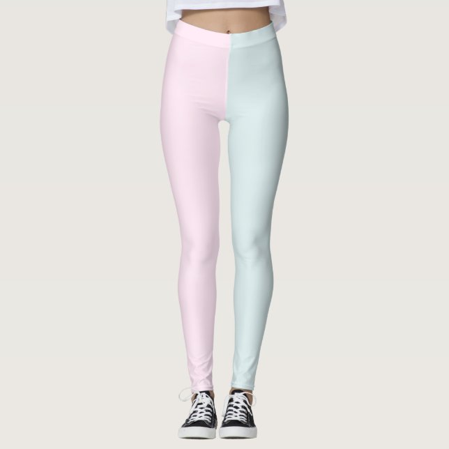Trans Colors - Male and Female created he them Leggings (Front)
