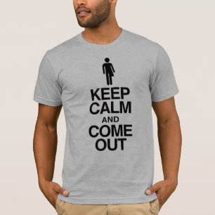 Trans Coming Out "Keep Calm and Come Out" T-Shirt