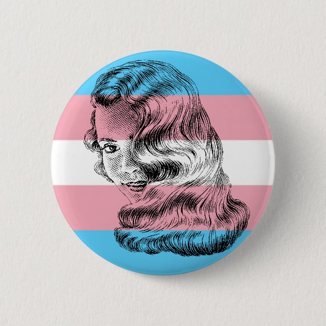 Trans Female Pride Button (Front)