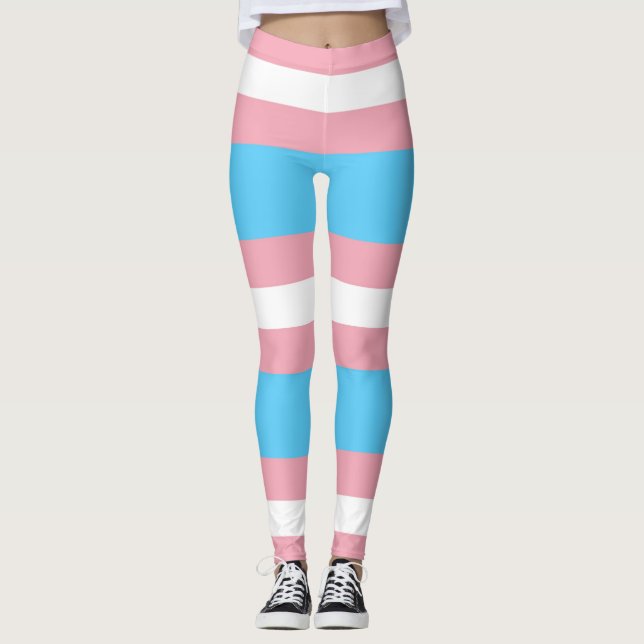 Trans Flag Leggings (Front)