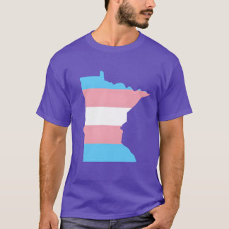 Trans Flag Minnesota LGBT Pride Support friend T-Shirt