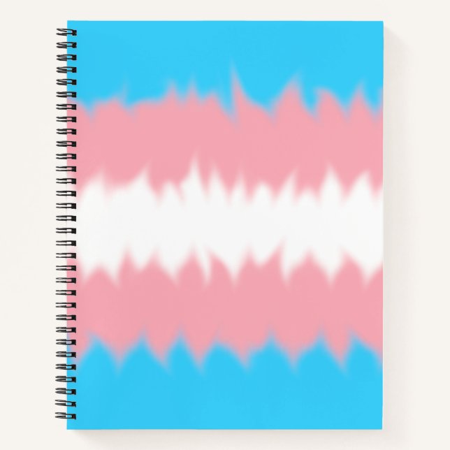 Trans Flag Notebook (Front)