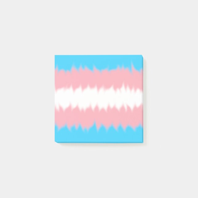 Trans Flag Post-it Notes (Front)