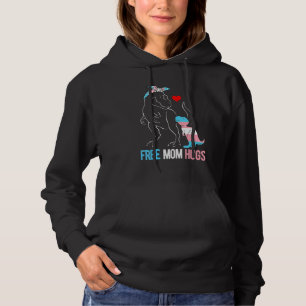 Trans Free Mom Hugs Dinosaur Rex Mama Transgender Hoodie