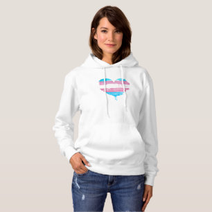 TRANS HEART - TRANS LOVE - HOODIE