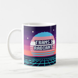 Trans I Radiant Catalan Pride Pixel Mug