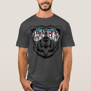 Trans Mama Bear Proud Mom Ally Transgender Pride T-Shirt