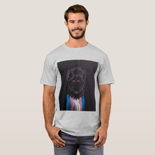 Trans masculine hyena shirt