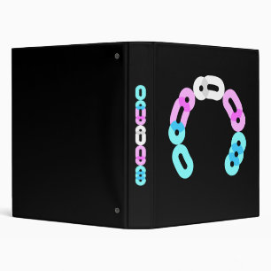 Trans Morse Code Avery Binder
