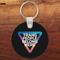 Trans People Belong Pride Gay Rights Respect Trans