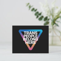 Trans People Belong Pride Gay Rights Respect Trans