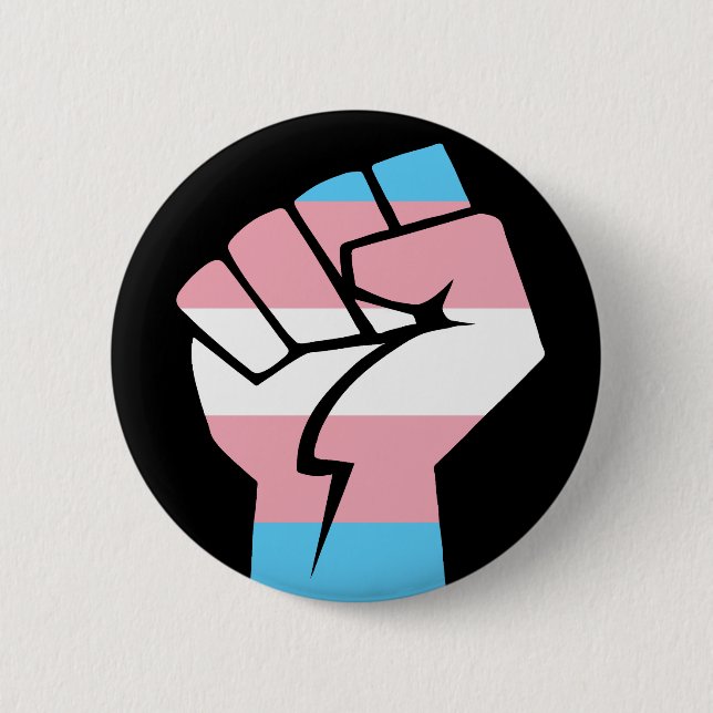 Trans Power 2 Inch Round Button (Front)