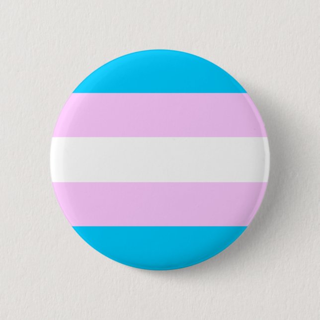 Trans Pride 2 Inch Round Button (Front)