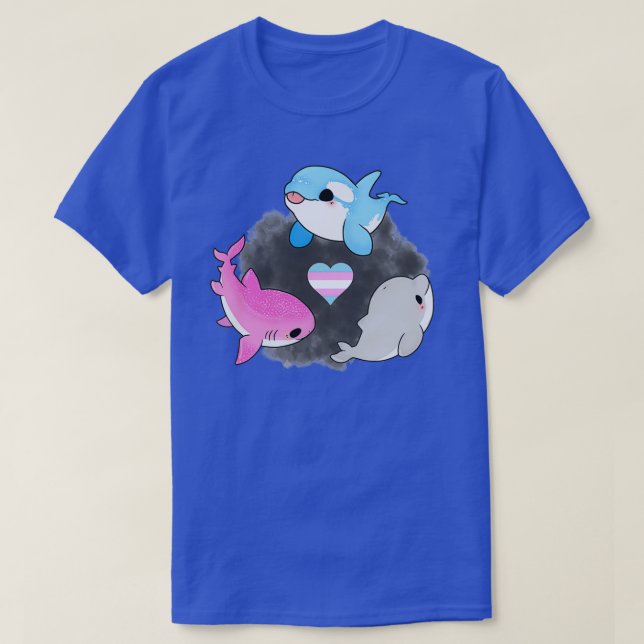 Trans pride animals T-Shirt (Design Front)