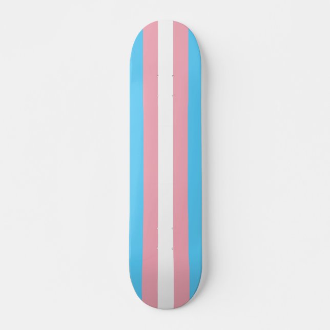 Trans Pride (deck) Skateboard (Front)