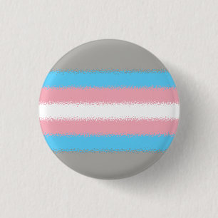 Trans Pride Flag 1 Inch Round Button