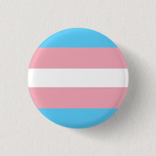 Trans Pride Flag 1 Inch Round Button