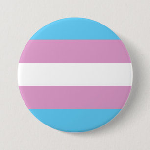Trans Pride Flag 3 Inch Round Button