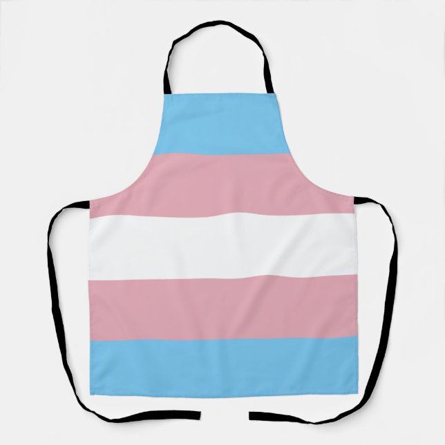 Trans Pride Flag Apron (Front)