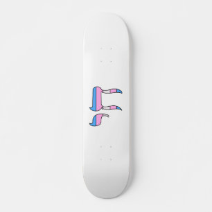 Trans Pride Flag Chai Skateboard