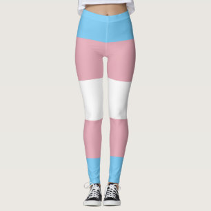 Trans Pride Flag Leggings