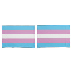 Trans Pride Flag Pillowcase