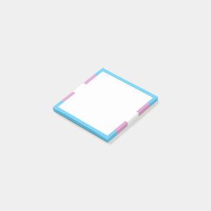 Trans Pride Flag Post-it Notes