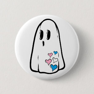Trans Pride Ghost 2 Inch Round Button