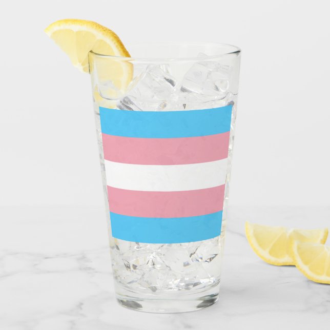 Trans Pride! Glass (Front Ice)