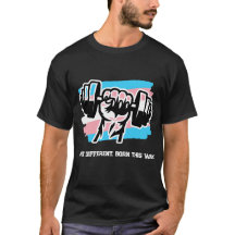 Trans Pride Gym Shirt — Fist Dumbbell 2026 Tee