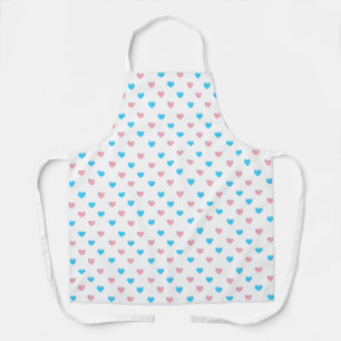 Trans Pride Hearts Apron